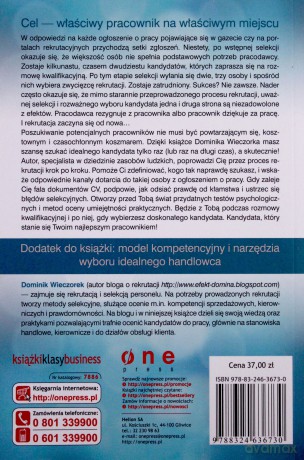 Skuteczna rekrutacja, czyli jak samodzielnie zatrudnić właściwą osobę na właściwe stanowisko [KSIĄŻKA]