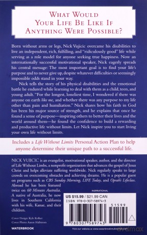 Life Without Limits: Inspiration for a Ridiculously Good Life - Nick Vujicic [KSIĄŻKA]