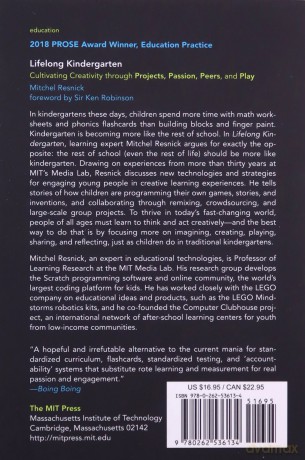 Lifelong Kindergarten: Cultivating Creativity through Projects, Passion, Peers, and Play (The MIT Press) - Mitchel Resnick [KSIĄŻKA]