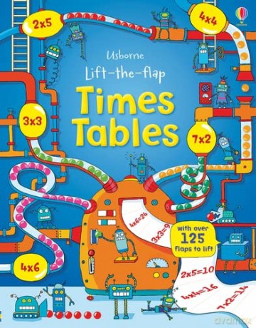 Lift the Flap Times Tables Book (Usborne Lift-the-Flap-Books): 1 (Lift-the-flap Maths) - Rosie Dickins [KSIĄŻKA]