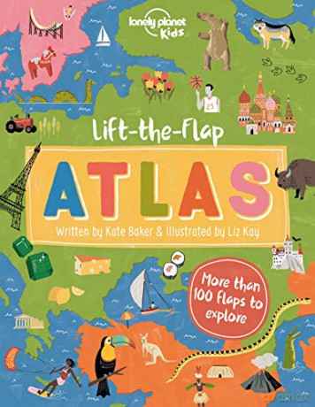 Lift-the-Flap Atlas: 1 (Lonely Planet Kids) - Lonely Planet Kids [KSIĄŻKA]