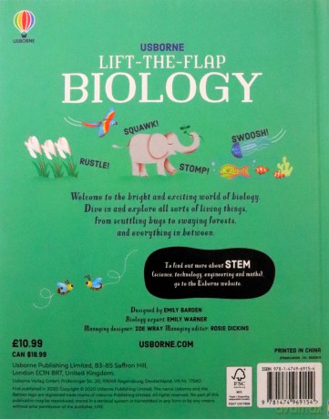 Lift-the-Flap Biology: 1 - Alice James [KSIĄŻKA]
