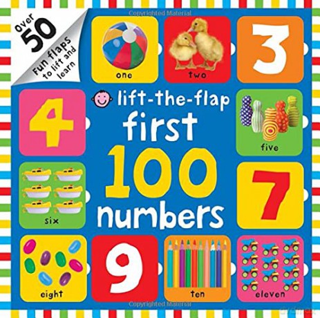 Lift-the-Flap First 100 Numbers (UK Edition) (First 100 Lift-the Flap) - Roger Priddy [KSIĄŻKA]
