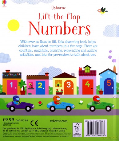 Lift-the-Flap Numbers: 1 (Young Lift-the-flap) - Felicity Brooks [KSIĄŻKA]