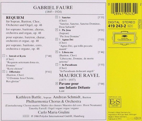 Battle: Faure [CD]