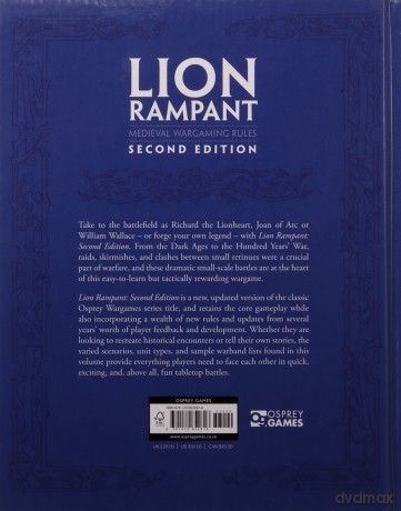 Lion Rampant: Second Edition: Medieval Wargaming Rules - Daniel Mersey [KSIĄŻKA]