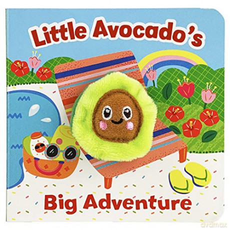 Little Avocado's Big Adventure (Finger Puppet Board Book with Avocado puppet for ages 0 and up) - Cottage Door Press [KSIĄŻKA]
