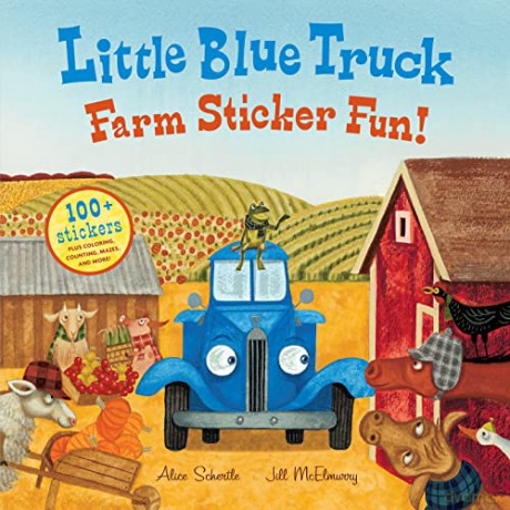 Little Blue Truck Farm Sticker Fun! - Alice Schertle [KSIĄŻKA]