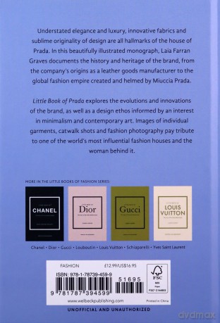 Little Book of Prada: The Story of the Iconic Fashion House: 6 (Little Book of Fashion) - Laia Farran Graves [KSIĄŻKA]