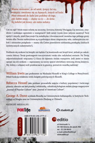 Czysta krew i filozofia. Wampiry stają się naprawdę niegrzeczne [KSIĄŻKA]