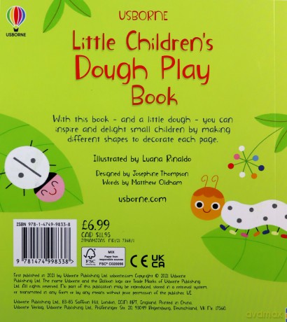 Little Children's Dough Play Book (Little Children's Activity Books) - Matthew Oldham [KSIĄŻKA]