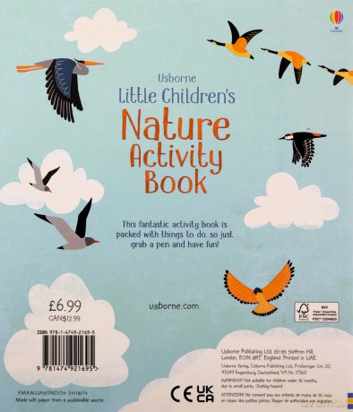 Little Children's Nature Activity Book: 1 (Little Children's Activity Books) - Rebecca Gilpin [KSIĄŻKA]