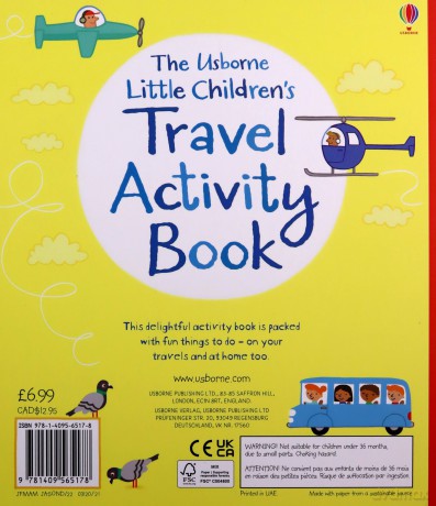 Little Children's Travel Activity Book (Little Children's Activity Books) - James Maclaine [KSIĄŻKA]