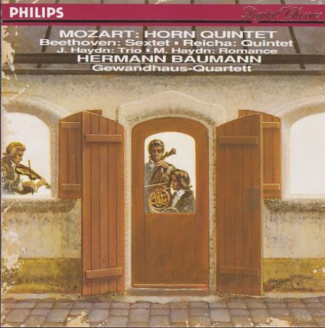 Baumann/Gewandhaus Q: Moza: Horn Quintets [CD]