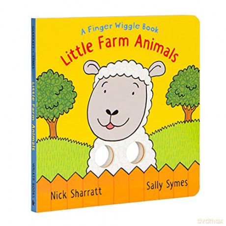 Little Farm Animals: A Finger Wiggle Book (Finger Wiggle Books) - Sally Symes [KSIĄŻKA]