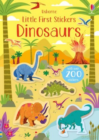 Little First Stickers Dinosaurs - Kirsteen Robson [KSIĄŻKA]