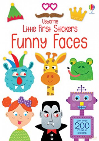 Little First Stickers Funny Faces - Krysia Ellis [KSIĄŻKA]