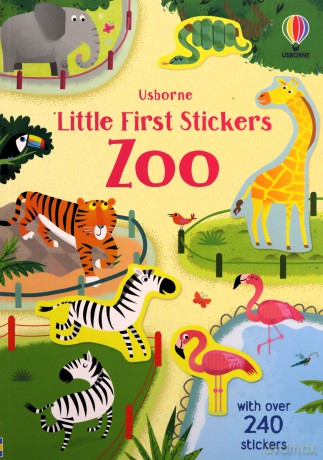 Little First Stickers Zoo - Holly Bathie [KSIĄŻKA]