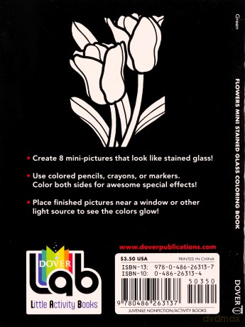 Little Flowers Stained Glass (Little Activity Books) - John Green [KSIĄŻKA]