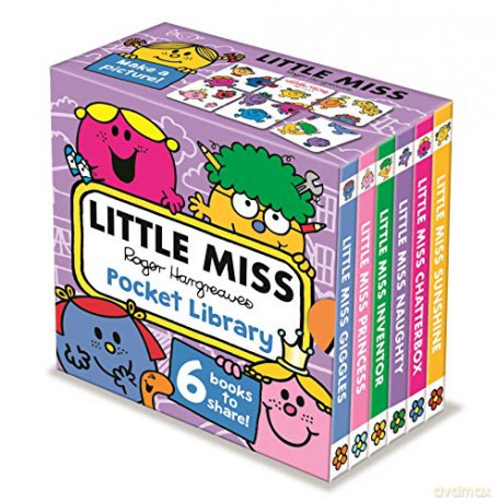 Little Miss: Pocket Library: Six board books for toddlers to enjoy - Roger Hargreaves [KSIĄŻKA]