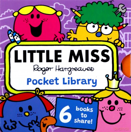 Little Miss: Pocket Library: Six board books for toddlers to enjoy - Roger Hargreaves [KSIĄŻKA]