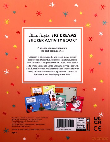Little People, BIG DREAMS Sticker Activity Book: With over 100 stickers - Maria Isabel Sanchez Vegara [KSIĄŻKA]