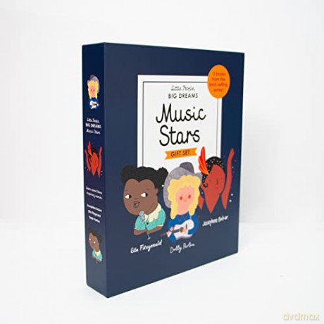 Little People, BIG DREAMS: Music Stars: 3 books from the best-selling series! Ella Fitzgerald - Dolly Parton - Josephine Baker - Maria Isabel Sanchez Vegara [KSIĄŻKA]