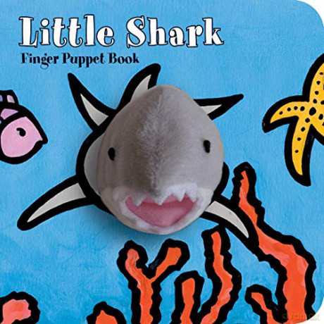 Little Shark: Finger Puppet Book: (Puppet Book for Baby, Little Toy Board Book, Baby Shark) (Little Finger Puppet Board Books) - Image Books [KSIĄŻKA]