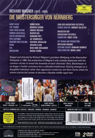 Bayreuth Fest.: Wagner:Meistersinger Von Nurnberg [2DVD]