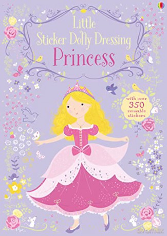 Little Sticker Dolly Dressing Princess - Fiona Watt [KSIĄŻKA]