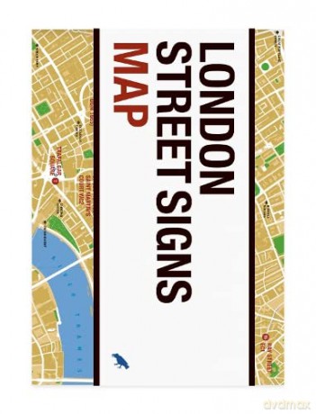 London Street Signs Map - Alistair Hall [KSIĄŻKA]