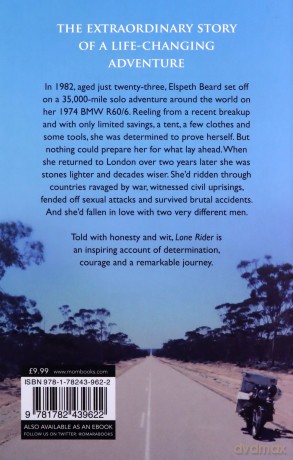 Lone Rider: The First British Woman to Motorcycle Around the World - Elspeth Beard [KSIĄŻKA]
