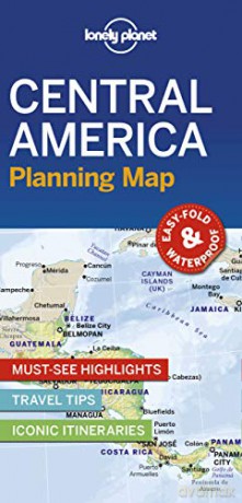 Lonely Planet Central America Planning Map - Lonely Planet [KSIĄŻKA]