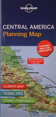 Lonely Planet Central America Planning Map - Lonely Planet [KSIĄŻKA]