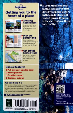 Lonely Planet Croatia (Travel Guide) - Peter Dragicevich [KSIĄŻKA]