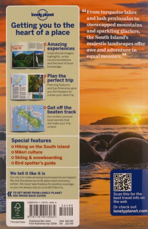 Lonely Planet New Zealand's South Island: (Te Waipounamu) (Travel Guide) - Brett Atkinson [KSIĄŻKA]