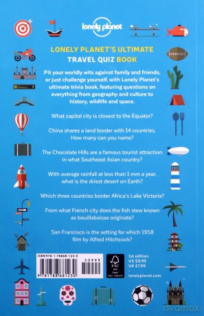 Lonely Planet's Ultimate Travel Quiz Book - Lonely Planet [KSIĄŻKA]