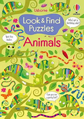 Look and Find Puzzles Animals - Kirsteen Robson [KSIĄŻKA]