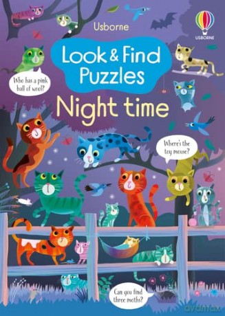 Look and Find Puzzles Night time: 1 - Kirsteen Robson [KSIĄŻKA]