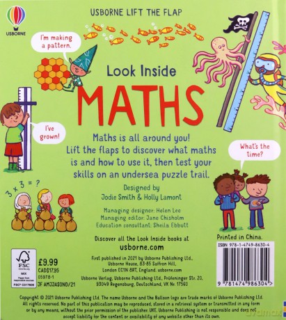 Look Inside Maths - Dickens Rosie [KSIĄŻKA]
