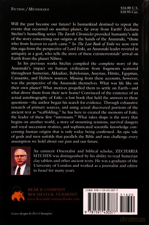 Lost Book of Enki: Memoirs and Prophecies of an Extraterrestrial God - Zecharia Sitchin [KSIĄŻKA]