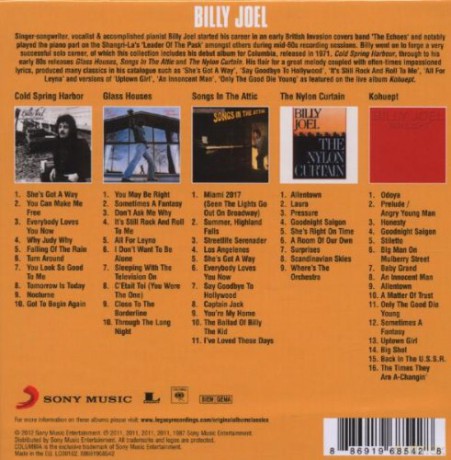 Billy Joel: Original Album Classics [5CD]