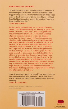 Lost Time: Lectures On Proust In A Soviet Prison Camp (New York Review Books Classics) - Eric Karpeles [KSIĄŻKA]