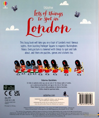 Lots of Things to Spot in London (Lots of Things to Spot) - Matthew Oldham [KSIĄŻKA]