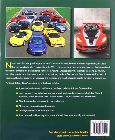 Lotus Elise and Exige 1995-2020: The Complete Story - Johnny Tipler [KSIĄŻKA]