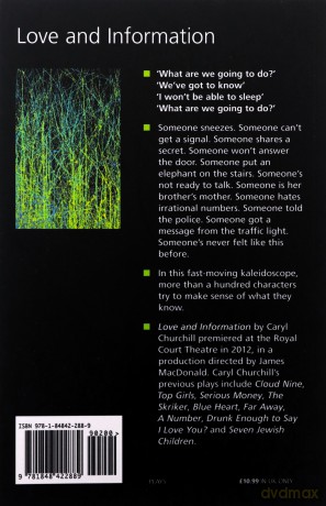 Love and Information (NHB Modern Plays) - Caryl Churchill [KSIĄŻKA]