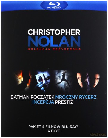 Christopher Nolan Kolekcja Reżyserska: Batman - Początek / Batman: Mroczny rycerz / Prestiż / Incepcja [6Blu-Ray]