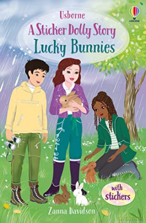Lucky Bunnies: An Animal Rescue Dolls Story (Sticker Dolly Stories, 10) - Zanna Davidson [KSIĄŻKA]