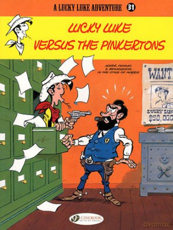 Lucky Luke Vol.31: Lucky Luke Versus the Pinkertons (Lucky Luke Adventure) - E. Benacquista [KOMIKS]