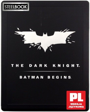 Batman Pakiet Kolekcjonerski: Batman-Początek / Batman: Mroczny rycerz (Steelbook) [BOX] [3Blu-Ray]